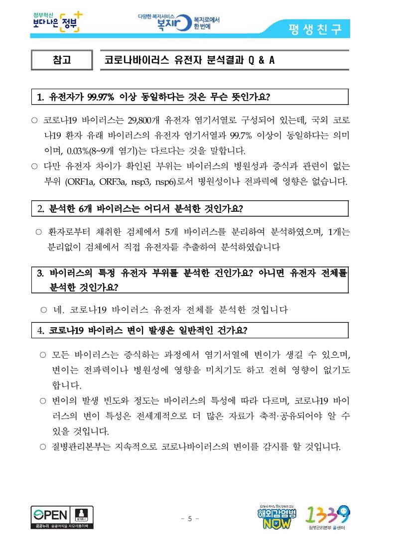 [질병관리본부] 질병관리본부, 코로나19 바이러스 유전자 분석 중간발표_5.jpg